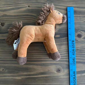 Girls Just Play Spirit Untamed Horse Plush Toy Tan Brown 7 Inch DreamWorks
